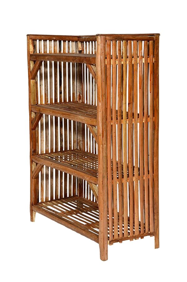 Bamboo Cane Shoe Rack. - Image 2