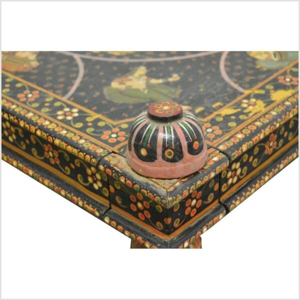 Hand-painted wooden tray. - Image 3