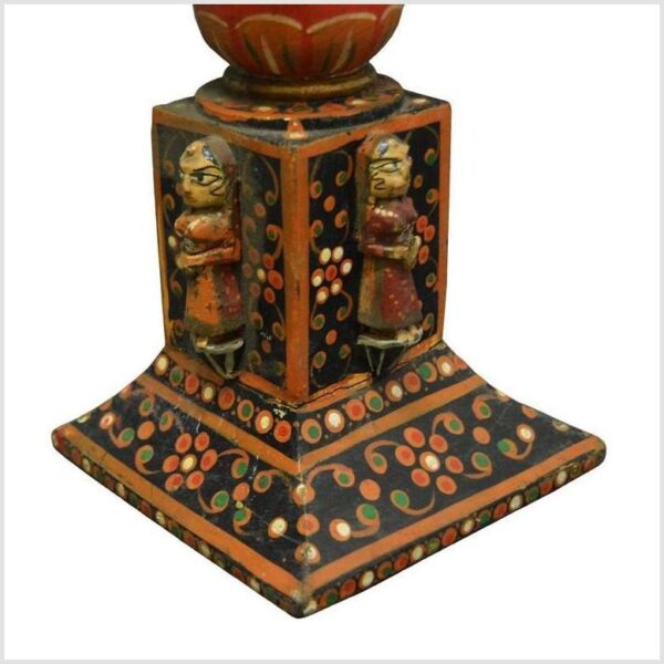 Hand-painted wooden tray. - Image 4