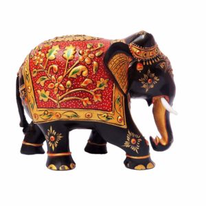 Handcrafted Wooden Elephant.