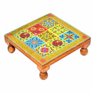 Handmade Coloured Bajot.