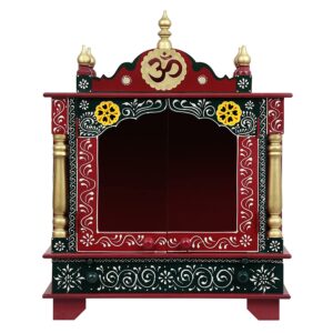 Handpainted Wooden Home Temple.