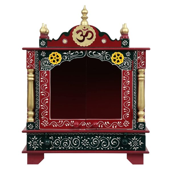 Handpainted Wooden Home Temple.