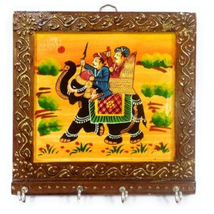 Handpainted Emboss Key Holder.