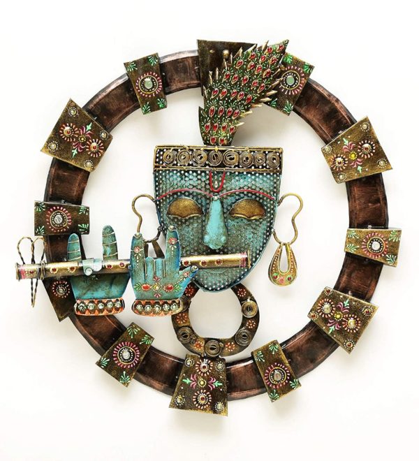 Krishna wall hanging.