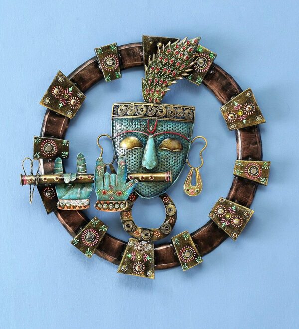 Krishna wall hanging. - Image 2