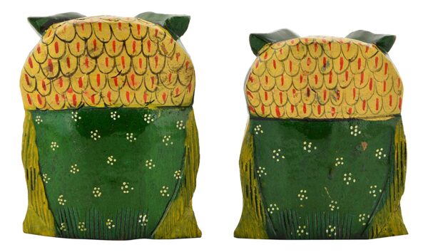 Painted Owl Set of 2. - Image 2