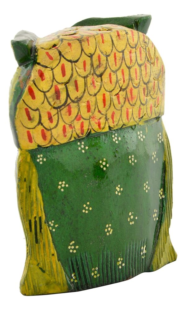 Painted Owl Set of 2. - Image 3