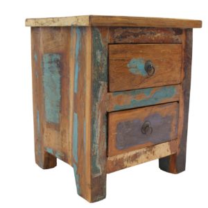 Reclaimed Bedside Table.
