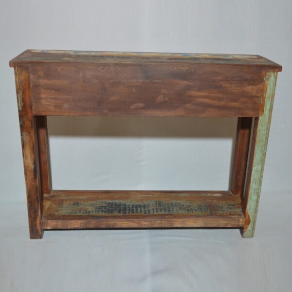 Reclaimed Timber 2 Drawers Console Table. - Image 3