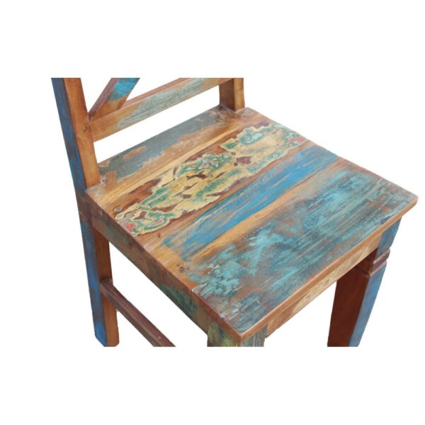 Reclaimed Wood Dining Chair. - Image 3