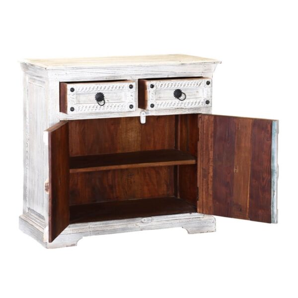 Rustic Reclaimed 2 Drawer Small Cabinet. - Image 3