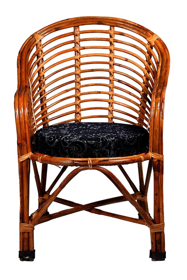 Bamboo Cane Antique Chair. - Image 2