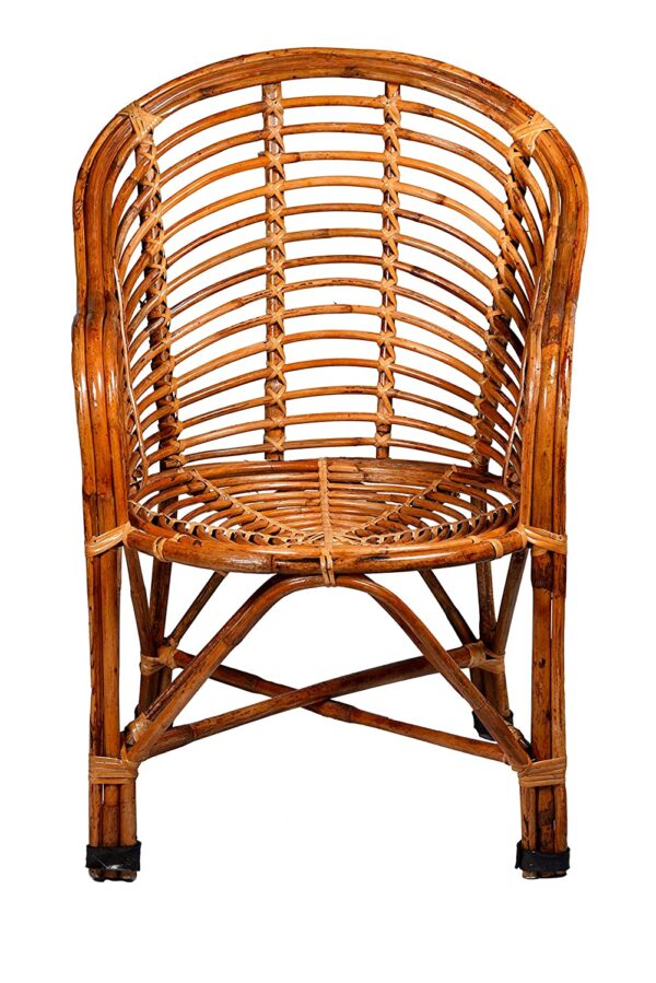 Bamboo Cane Antique Chair. - Image 4
