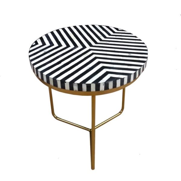 Black Lines Side Table. - Image 2