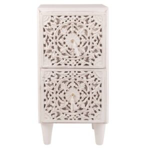 2-drawer storage unit.