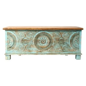 Carved Antique Chest.