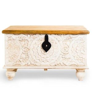 Hand-Carved Mandala Chest.