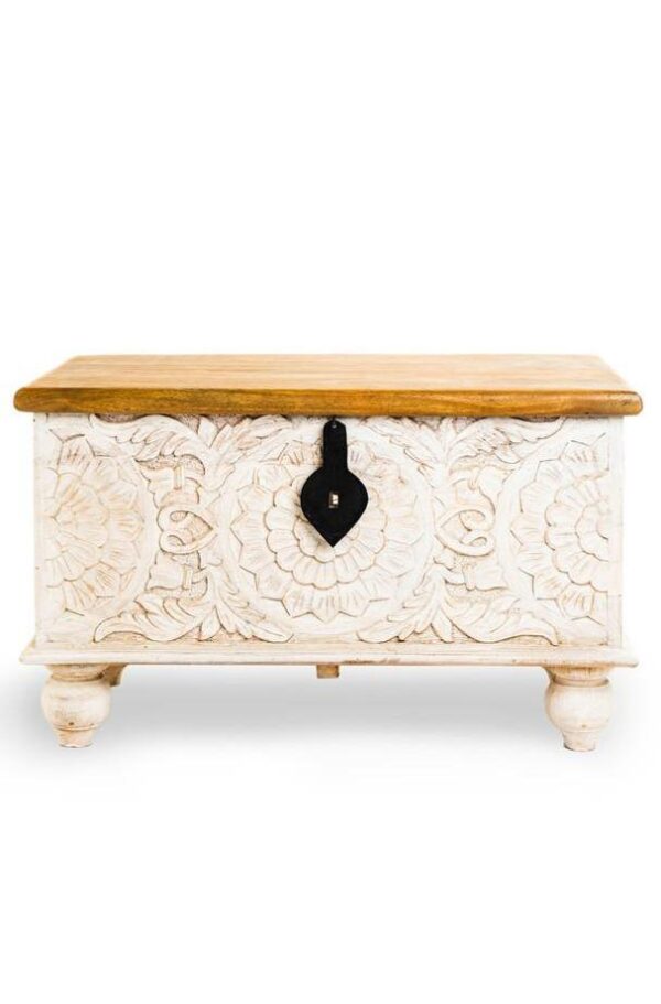 Hand-Carved Mandala Chest.