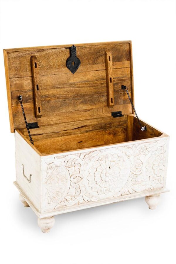 Hand-Carved Mandala Chest. - Image 2